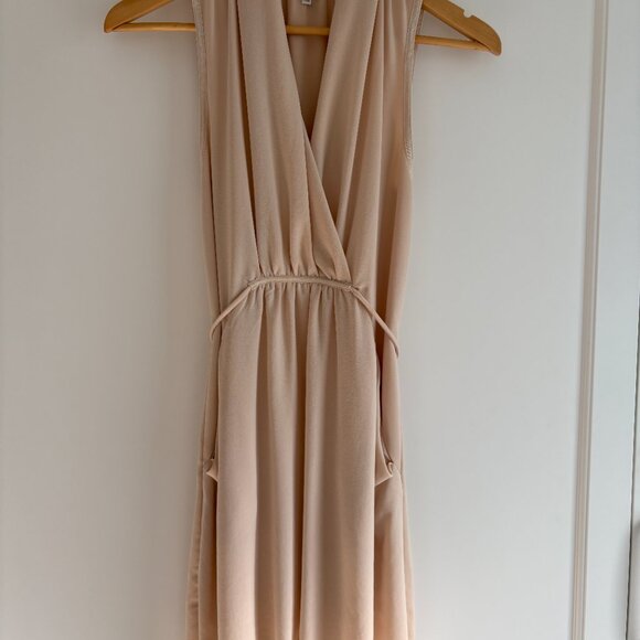 ARITZIA Wilfred Elegant Cream Sleeveless Mini Dress, Size XS - Picture 5 of 6